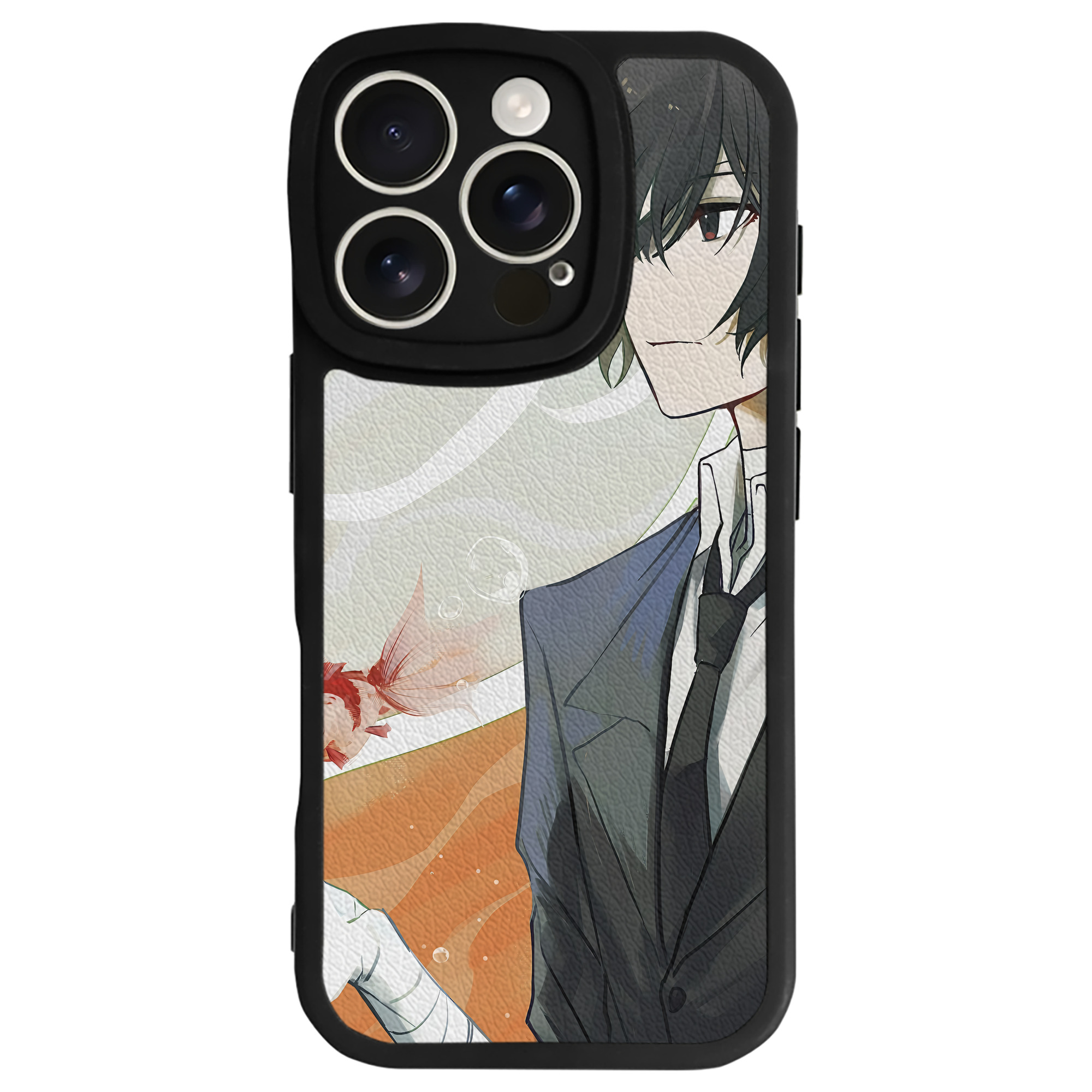 （画像用） 文豪ストレイドッグス Bungo Stray Dogs 【iPhone 16シリーズ対応】シリコンスマホケース（レザー調） 材質：シリコン